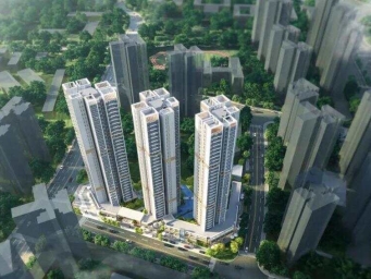 广州元岗村、长湴村城中村改造首期安置房项目开工