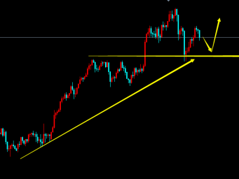 《陈阿牛》：黄金55-50做多，有望二次探底。